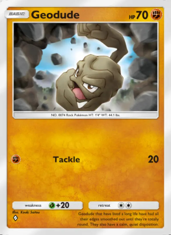 Image of the card Geodude
