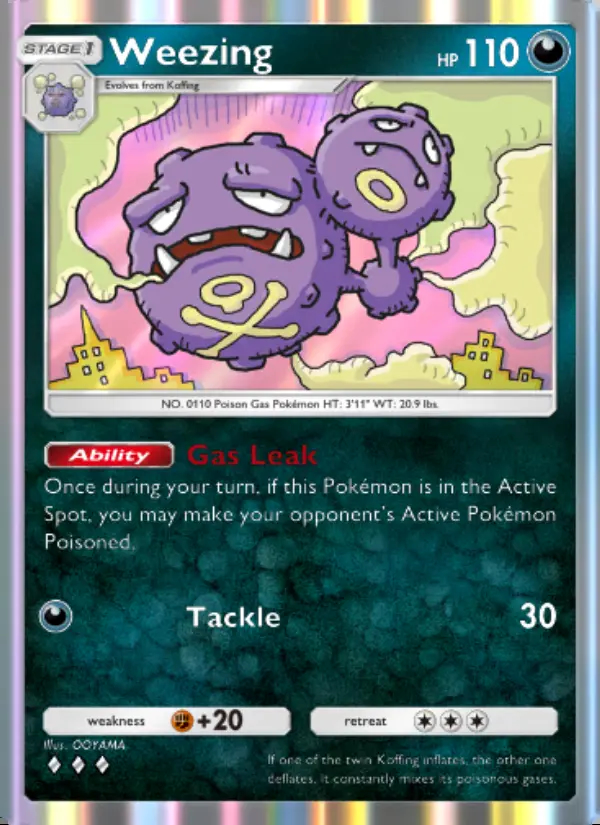 Image of the card Weezing