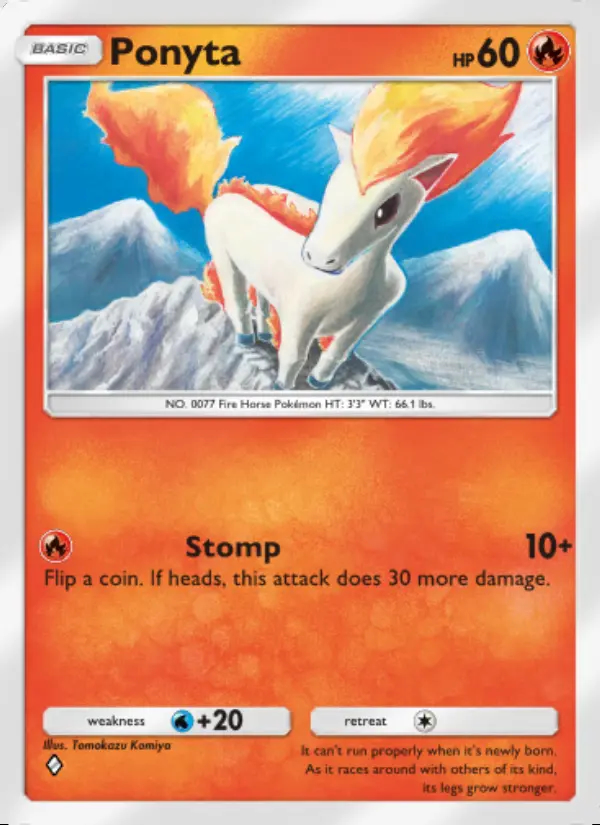 Image of the card Ponyta