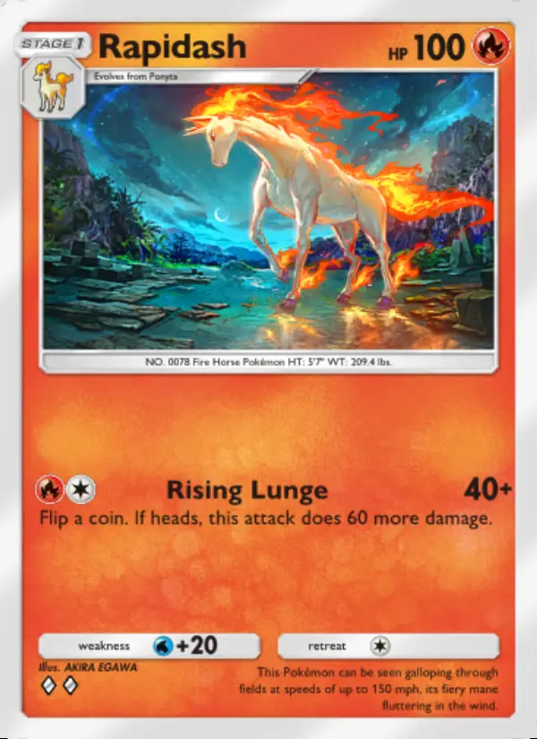 Image of the card Rapidash