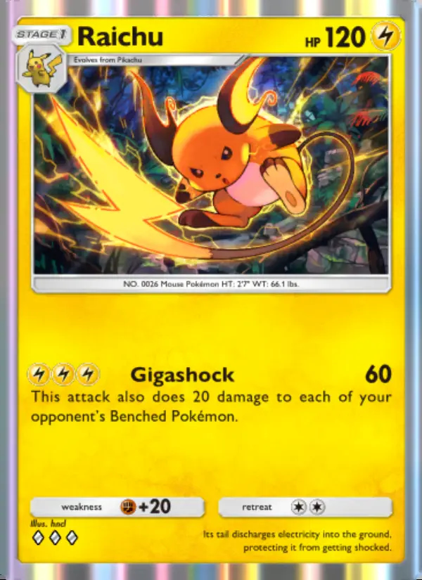Image of the card Raichu