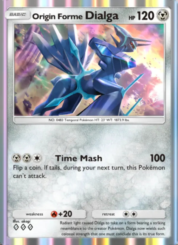 Image of the card Origin Forme Dialga
