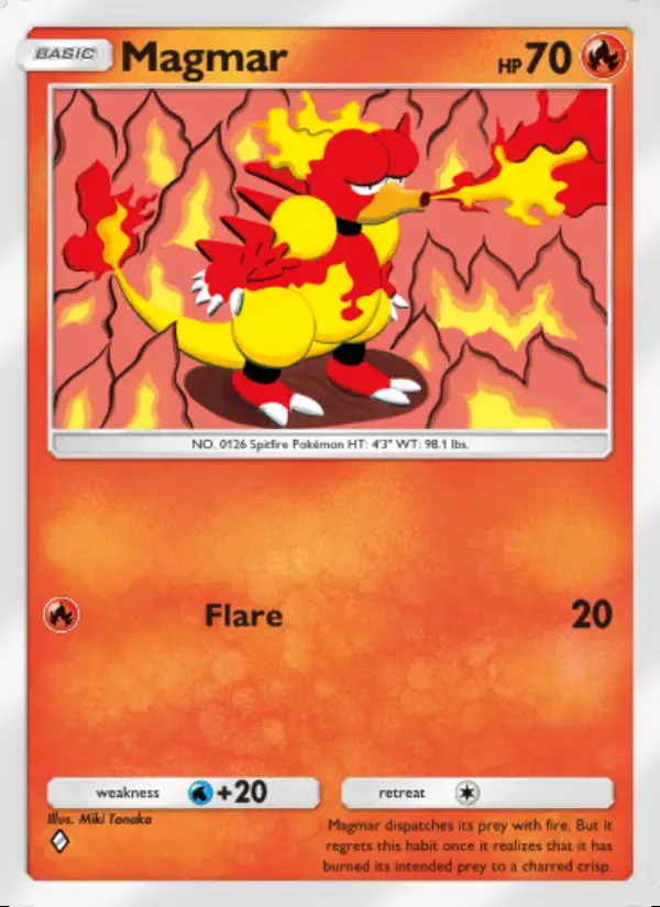 Image of the card Magmar