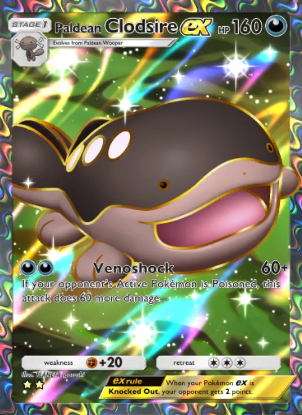 Image of the card Paldean Clodsire ex