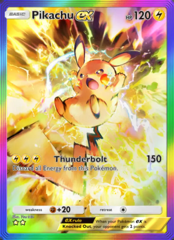Image of the card Pikachu ex
