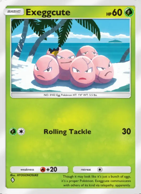 Image of the card Exeggcute