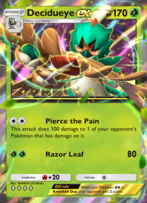 Image of the card Decidueye ex
