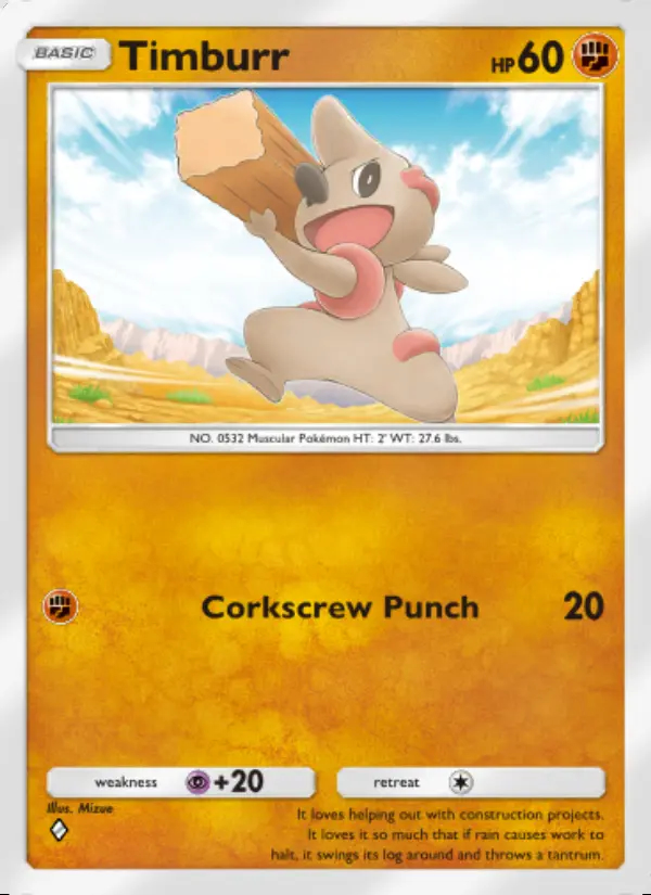 Image of the card Timburr