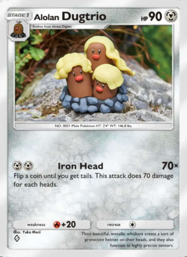 Image of the card Alolan Dugtrio