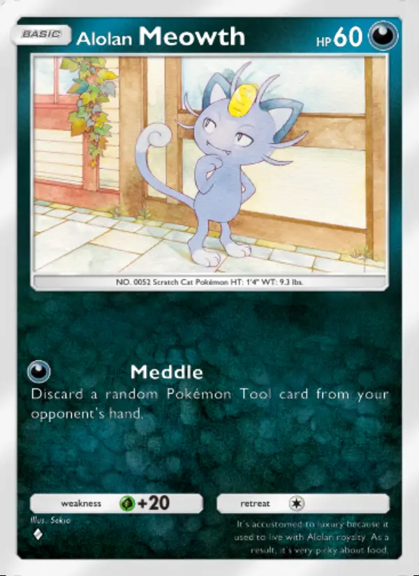 Image of the card Alolan Meowth