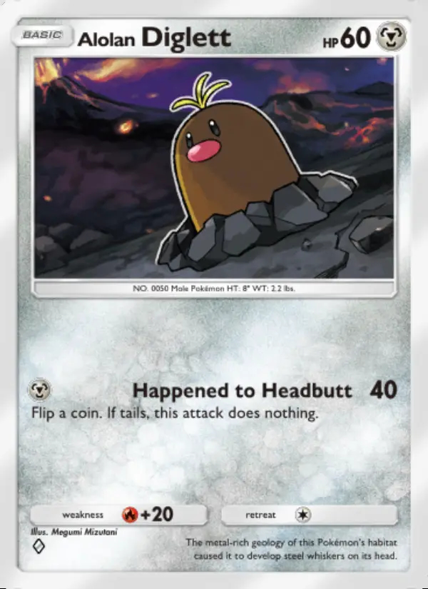 Image of the card Alolan Diglett