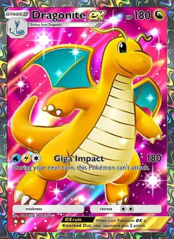 Image of the card Dragonite ex