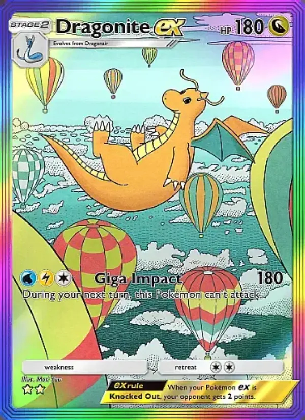 Image of the card Dragonite ex