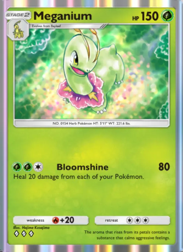 Image of the card Meganium