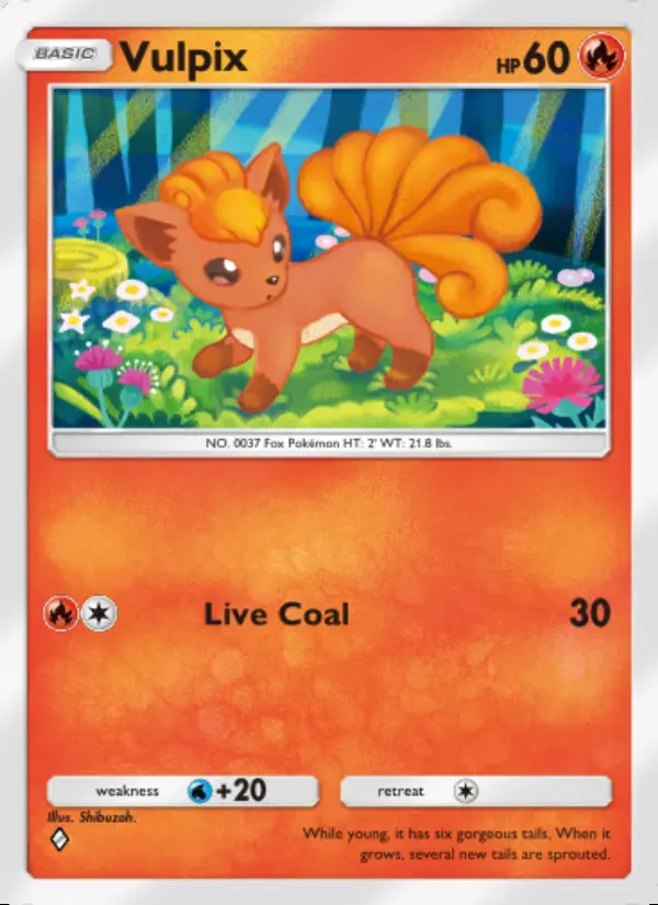 Image of the card Vulpix