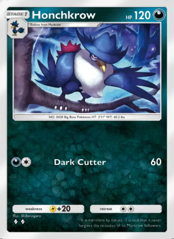 Image of the card Honchkrow