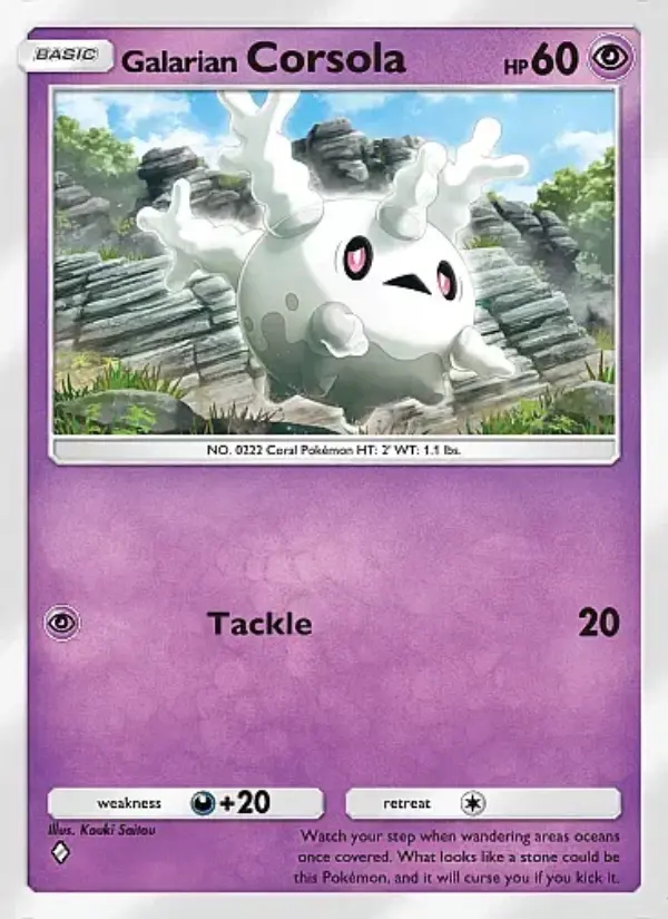 Image of the card Galarian Corsola