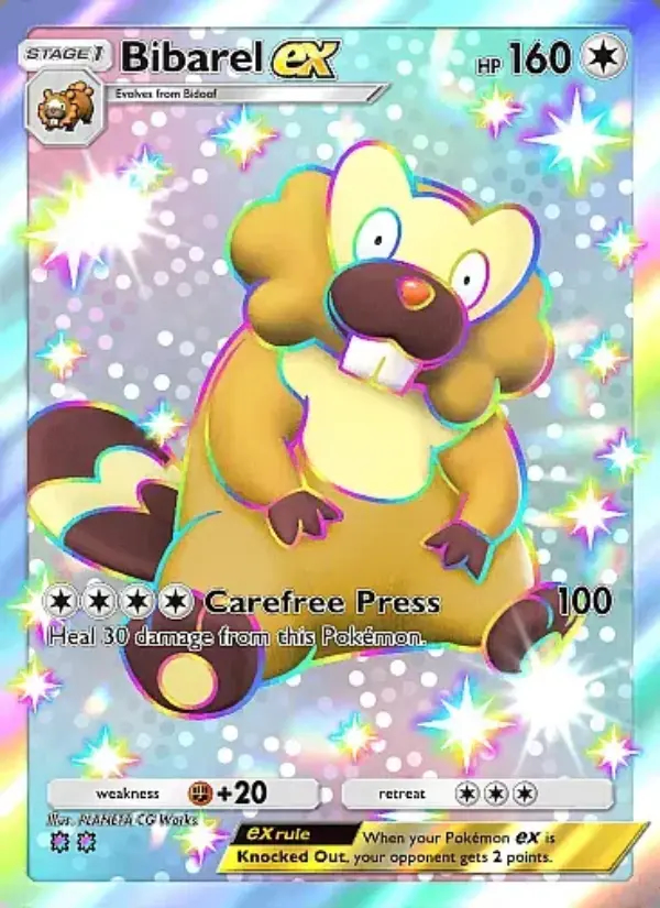 Image of the card Bibarel ex