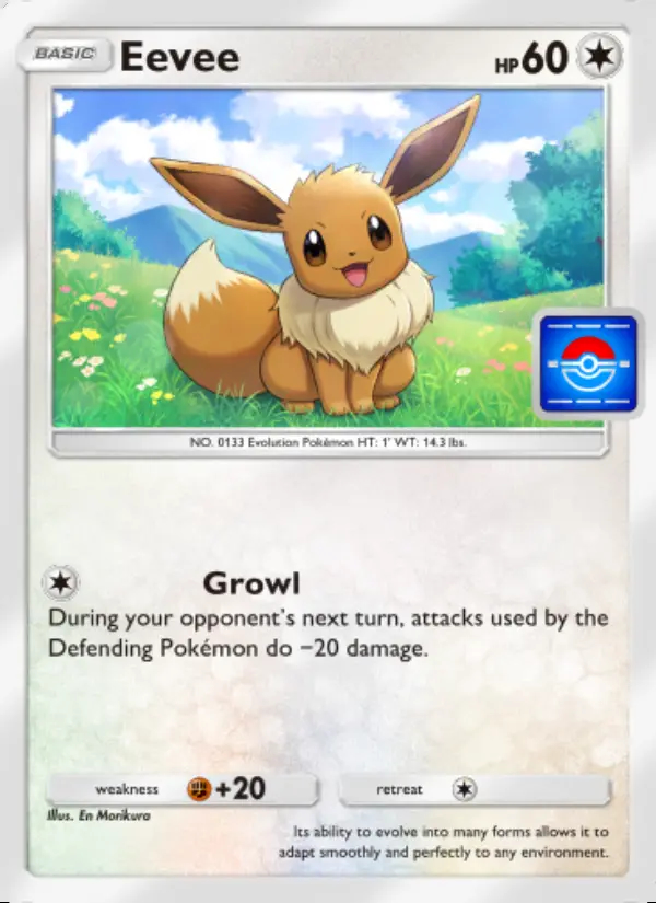 Image of the card Eevee