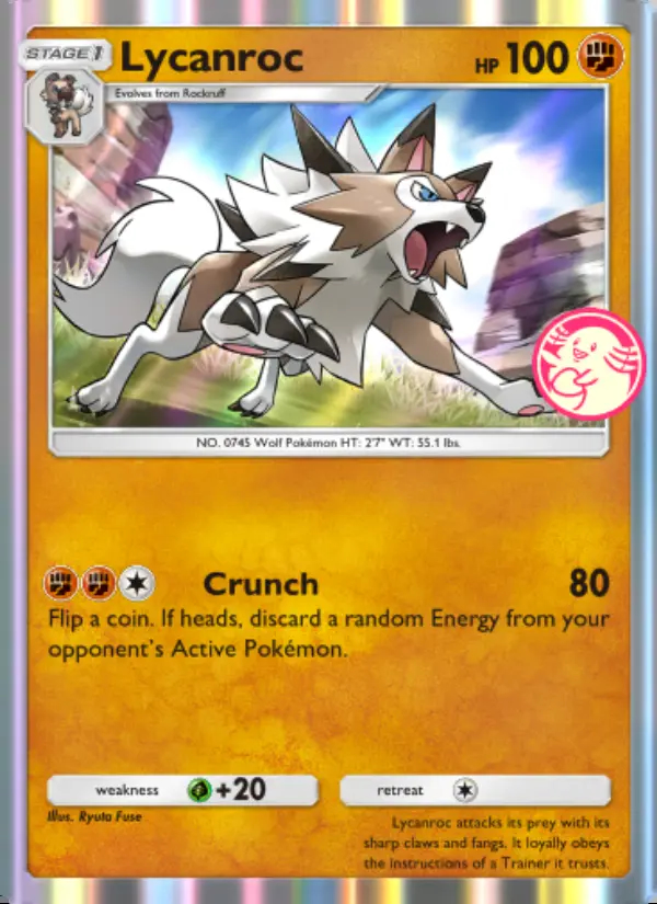 Image of the card Lycanroc