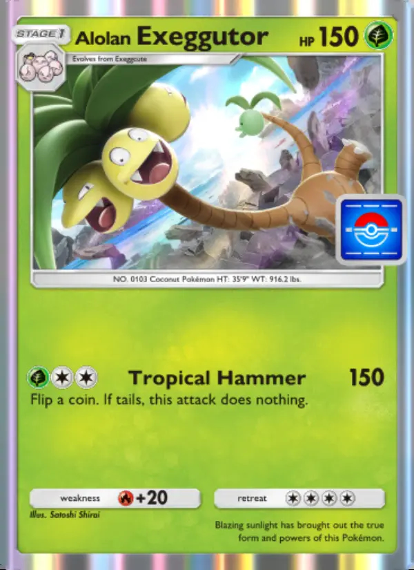 Image of the card Alolan Exeggutor
