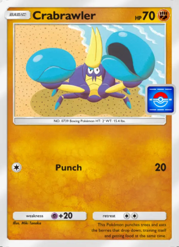 Image of the card Crabrawler