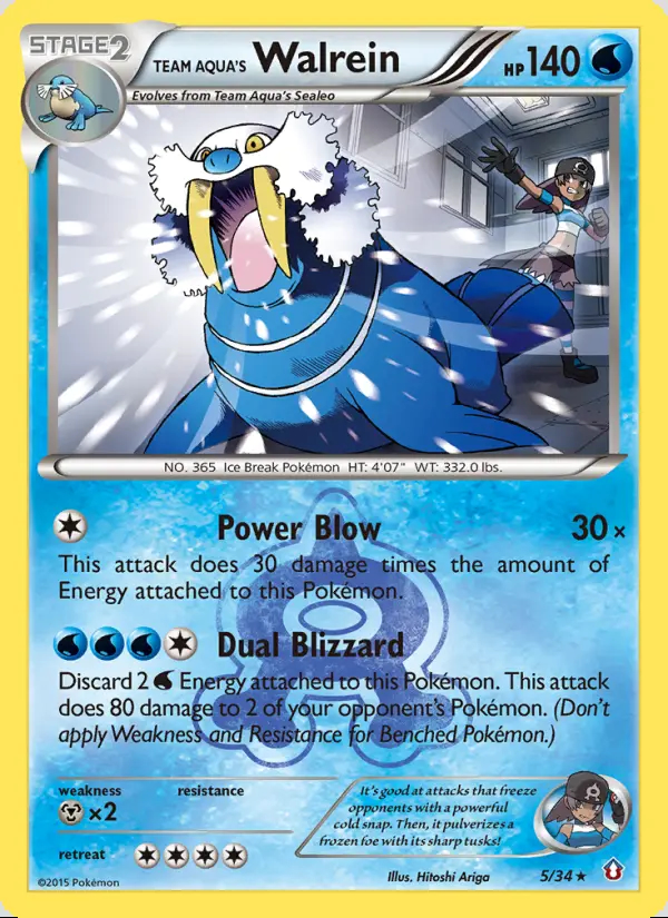 Image of the card Team Aqua's Walrein