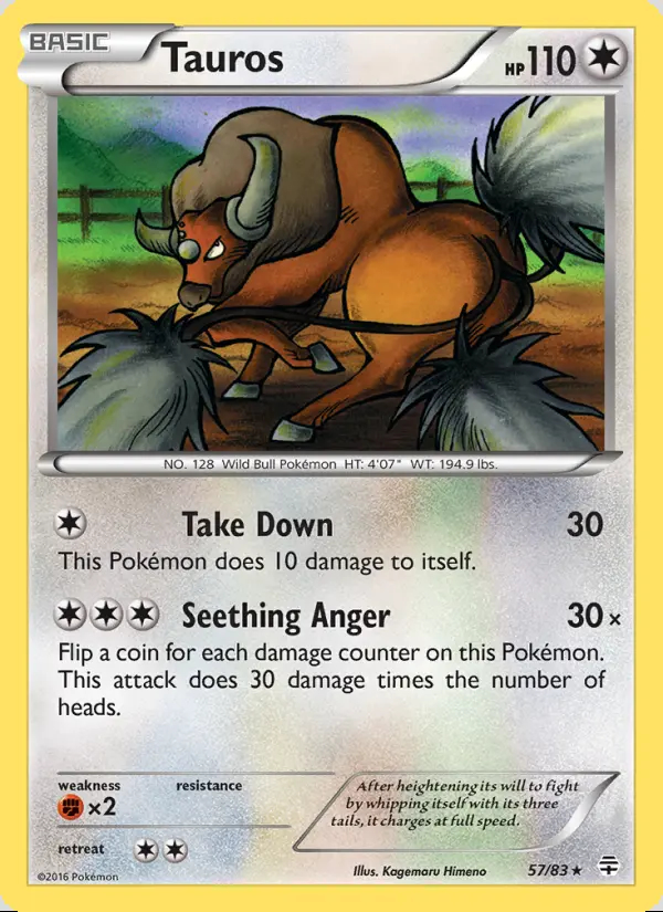 Image of the card Tauros