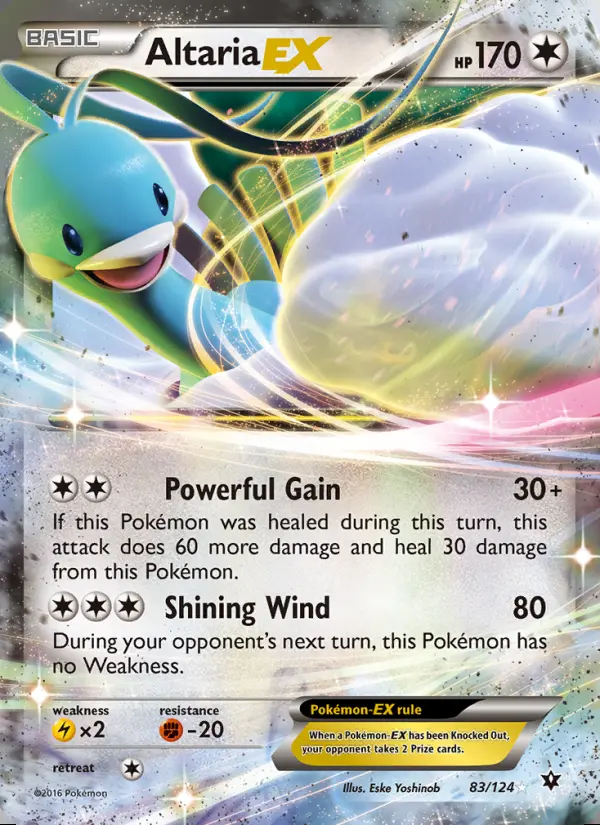 Image of the card Altaria EX