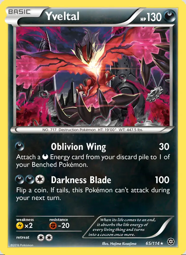 Image of the card Yveltal