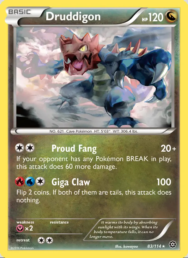 Image of the card Druddigon