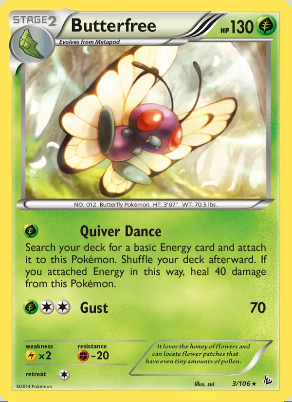 Image of the card Butterfree