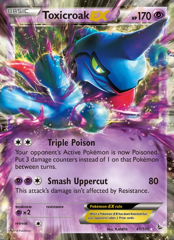 Image of the card Toxicroak EX