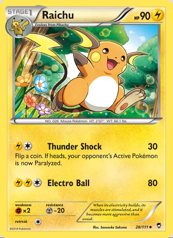 Image of the card Raichu