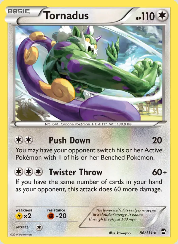 Image of the card Tornadus