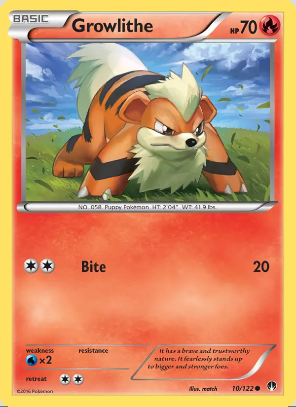 Image of the card Growlithe
