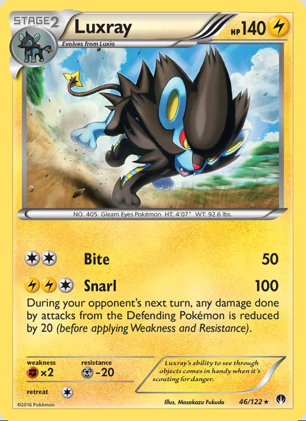 Image of the card Luxray