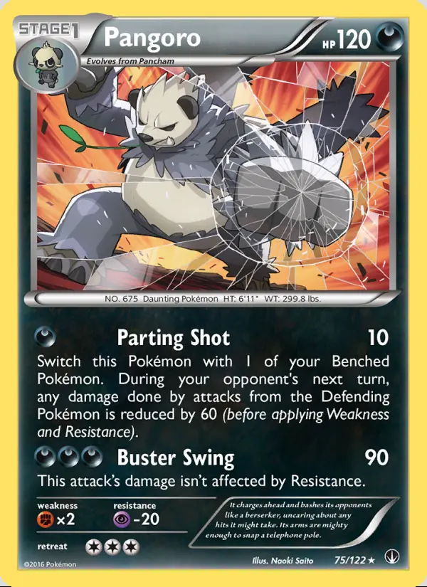 Image of the card Pangoro